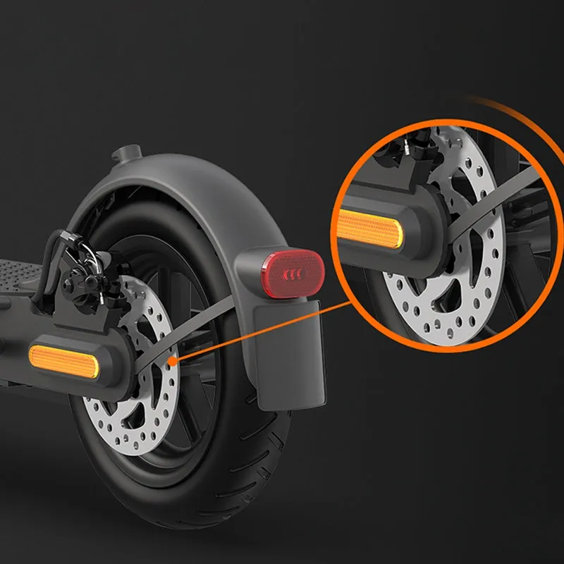 1 Pair for Xiaomi M365/Pro/1S/Pro2 Electric Scooter Rear Wheel Reflective Protective Cover Left Right Side Decorative Shell
