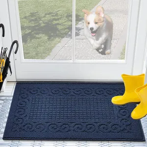 20"X32" Indoor Door Mat for Entryway For Muddy Wet Shoes Paws