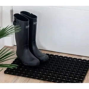 Addis Honeycomb Door Mat Heavy Duty 100% Rubber- 60 x 40cm