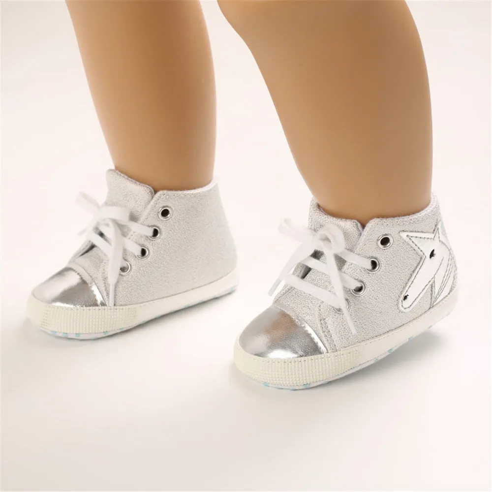 Baby Casual Cartoon Unicorn Lace Up Shoes Wholesale Baby Shoes