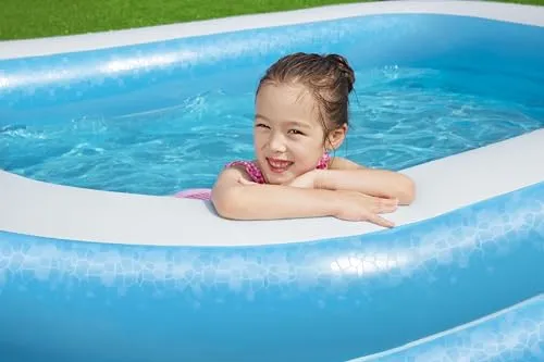 Bestway Family Paddling Pool Kids Inflatable Swimming Pool, Outdoor Garden Pool for Family, Family Fun Lounge Pool, 778L