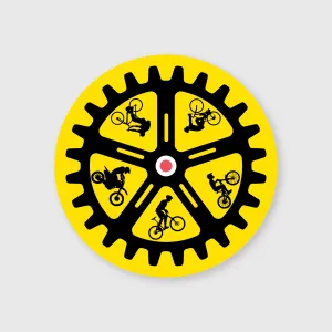 Bike Cog Sticker