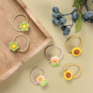 Blooming Ties Rubber band (Pack of 3 Pairs)