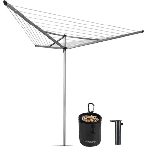 Brabantia Essential Rotary Dryer With Plastic Concrete Tube - 40M (131’)