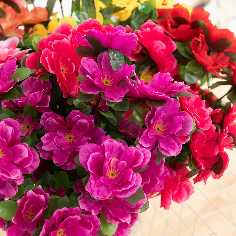 Bulk 14.9" Azalea Flowers Rhododendron Bush Flowers for Outdoors Wholesale