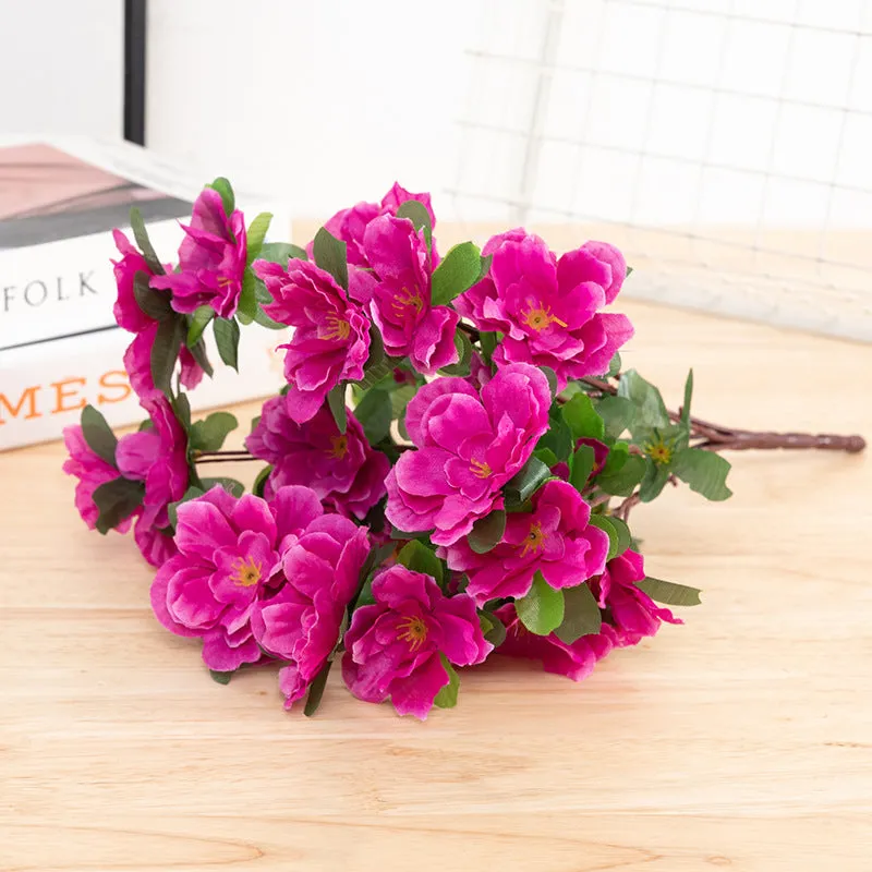 Bulk 14.9" Azalea Flowers Rhododendron Bush Flowers for Outdoors Wholesale