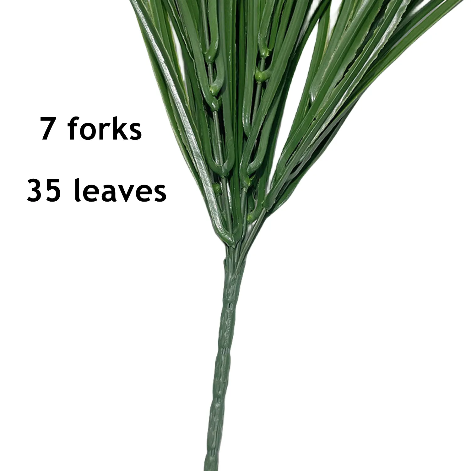 Bulk 19.6" Green Plastic Grass Artificial Plants Bush for Outdoors Wholesale