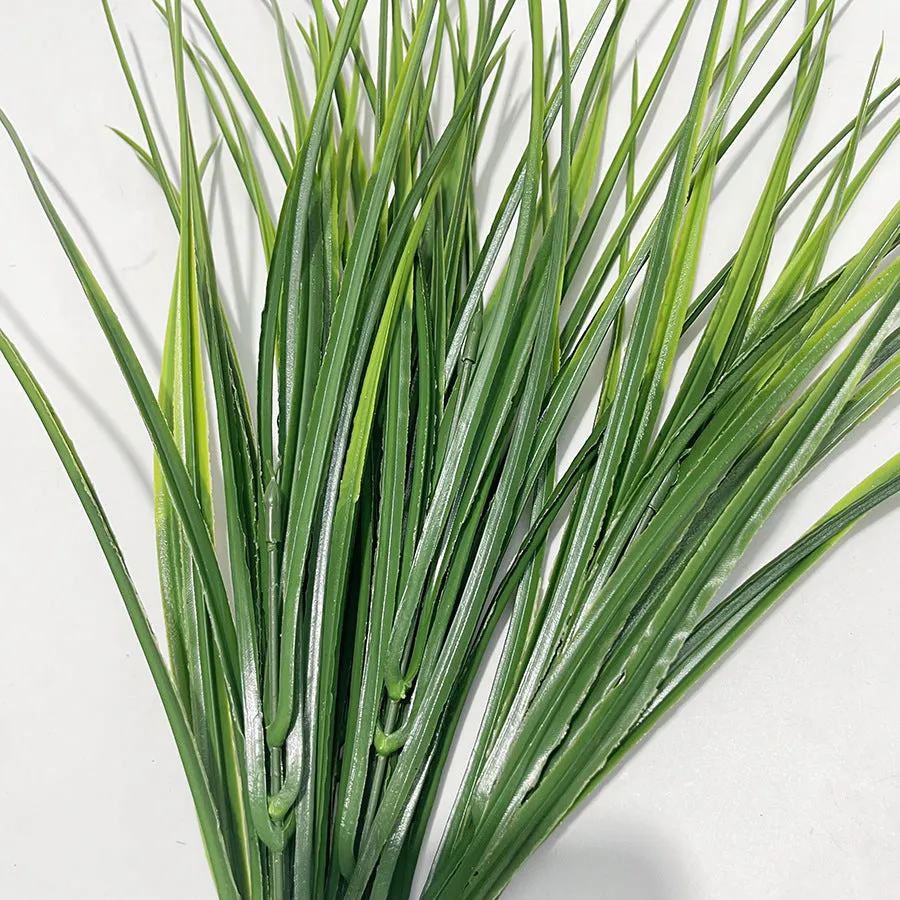 Bulk 19.6" Green Plastic Grass Artificial Plants Bush for Outdoors Wholesale