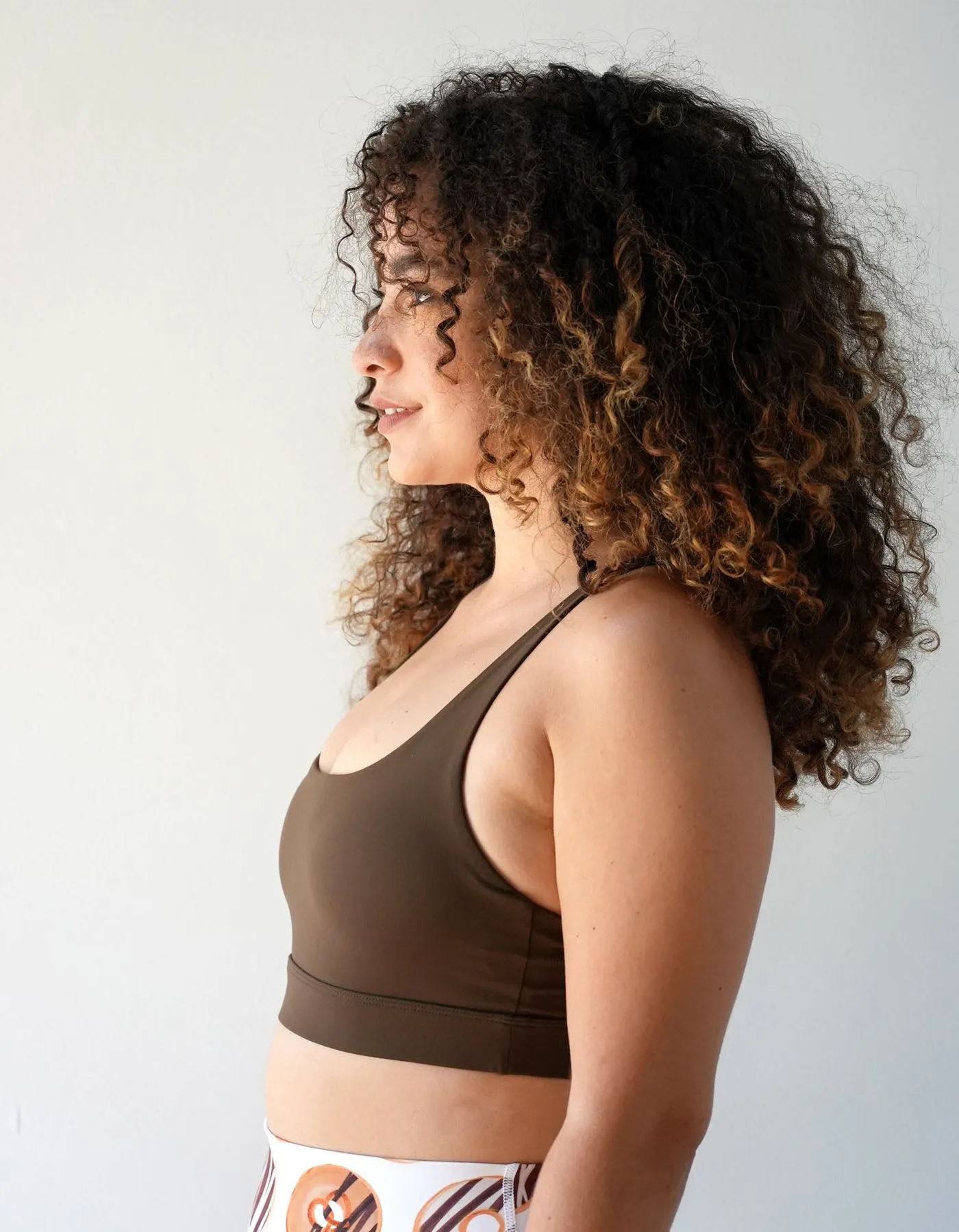 Chocolate Sports Bra