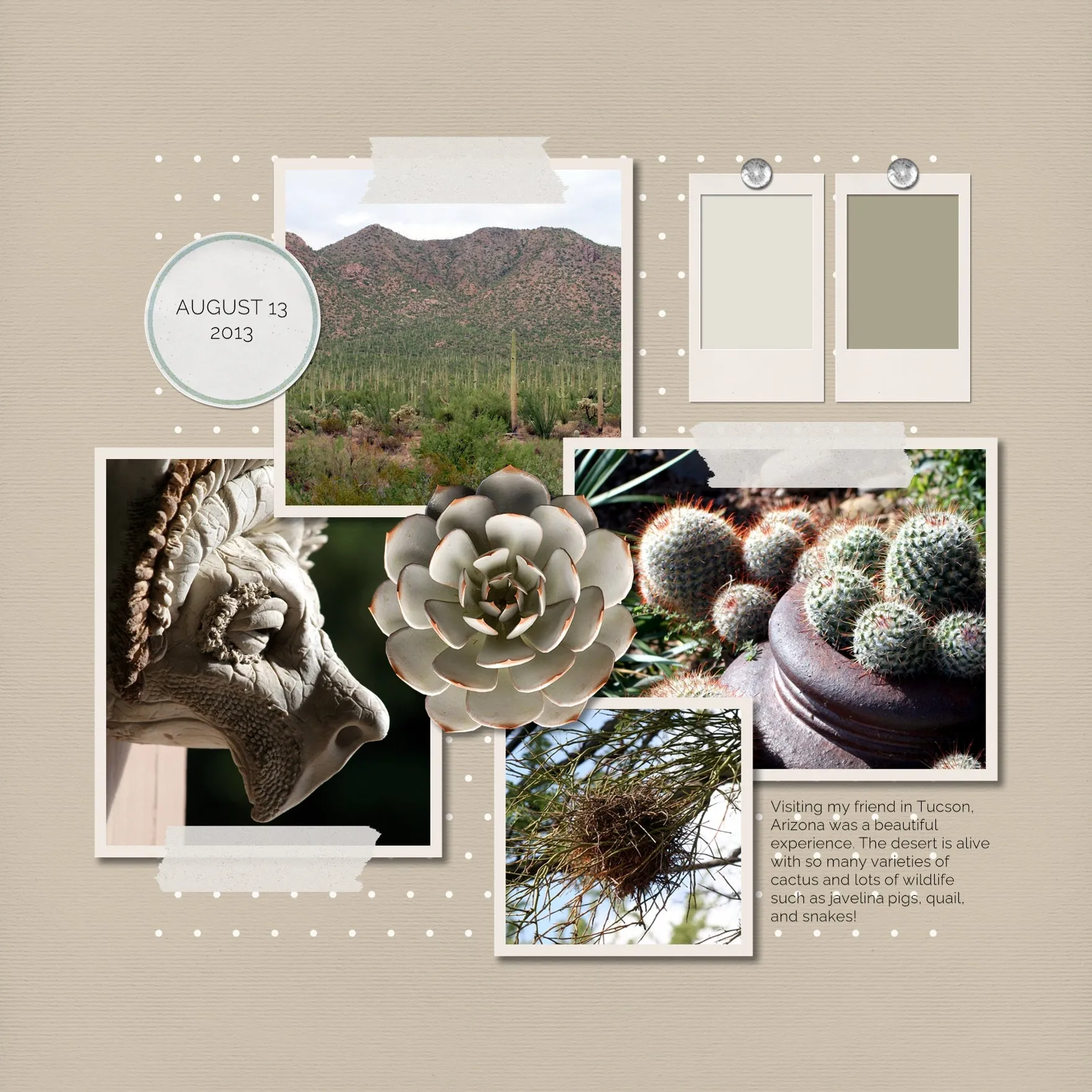 Color Story Page Builder Elements 1 Digital Scrapbook Kit