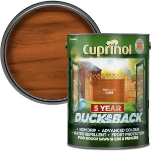 Cuprinol Ducksback Wax Based Weatherproof Fence Paint - 5 Litres (Colours As Stocked)