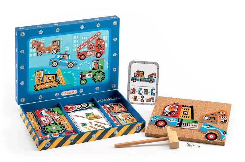 Djeco Vehicles Tap Tap Game