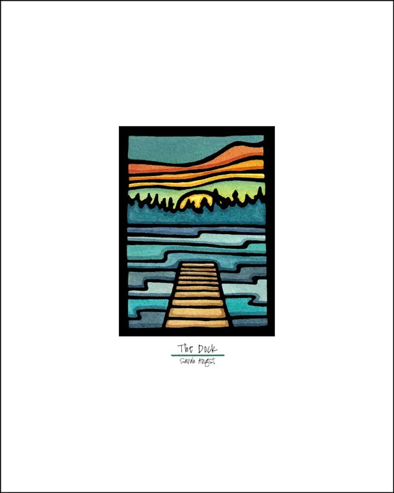Dock - Simple Giclee Print