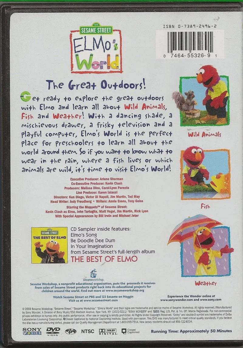 Elmo'S World - the Great Outdoors
