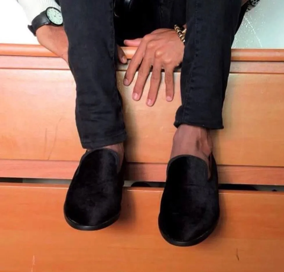 Fashion Suede Loafer for Wedding, Traditional, and Party Wear