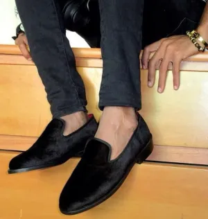 Fashion Suede Loafer for Wedding, Traditional, and Party Wear