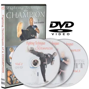 Fighting Techniques of a Champion 3 DVD Set by Kevin Brewerton