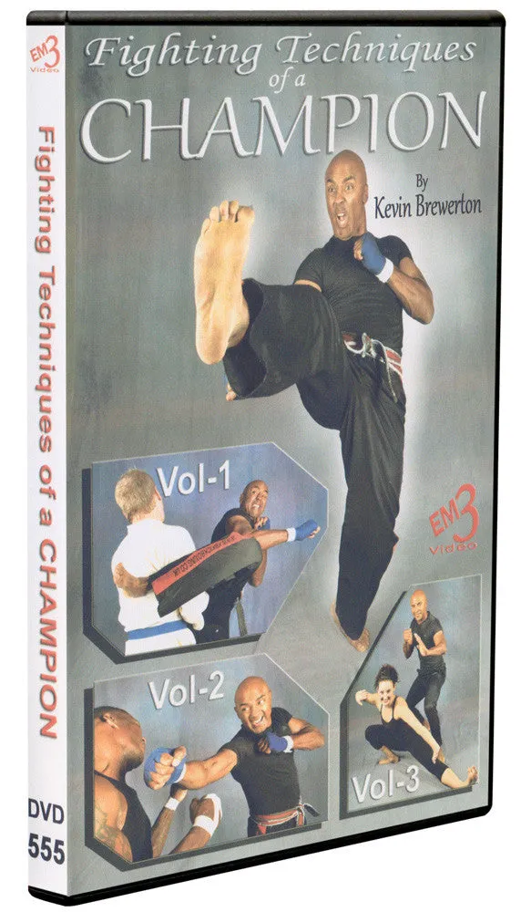 Fighting Techniques of a Champion 3 DVD Set by Kevin Brewerton