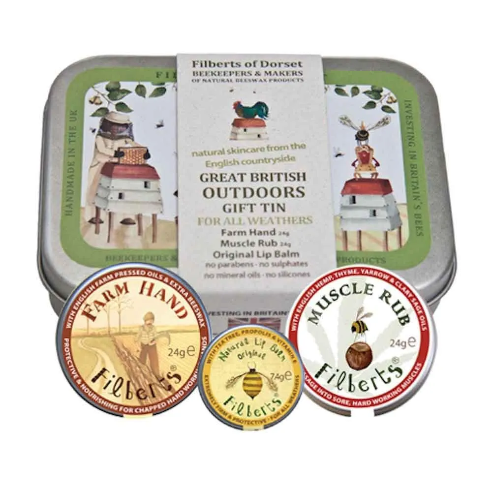 Great British Outdoors Gift Tin by Filberts Bees
