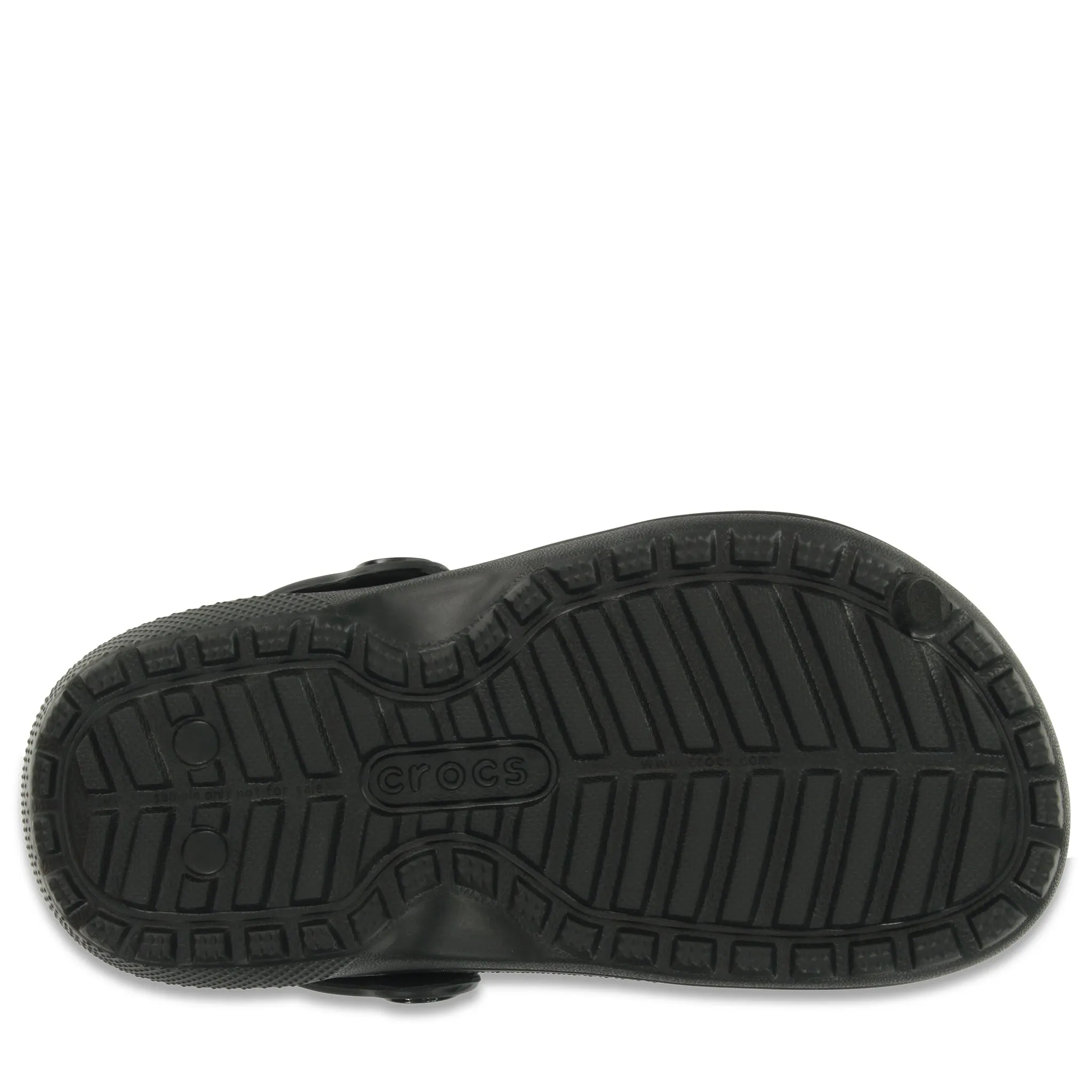 Kids Crocs Black Classic Lined Clog