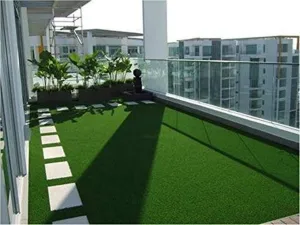 Kuber Industries High Density Artificial Grass Carpet Mat (3 x 5 ft, Green, GrassCT22)