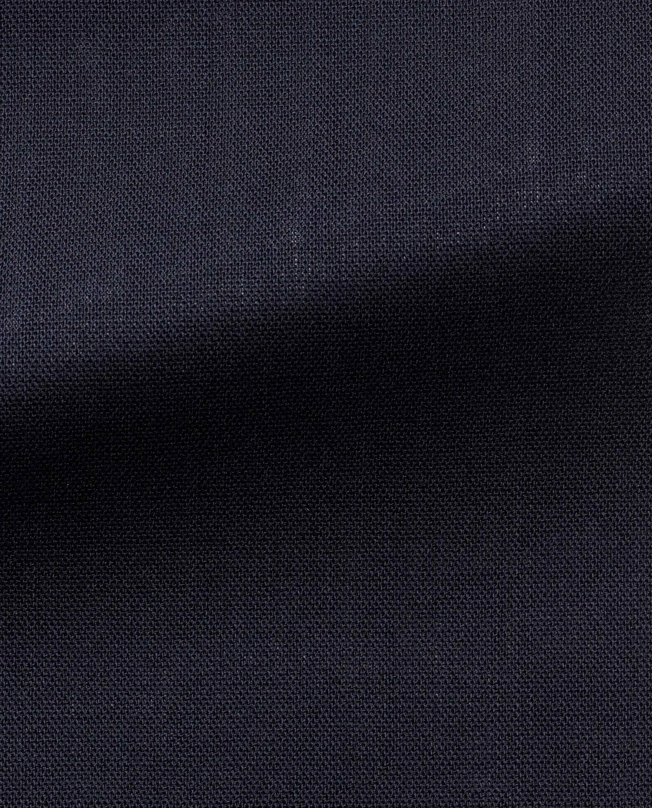 Loro Piana TRAVELLER Navy Blue High Twisted Wool Tropical
