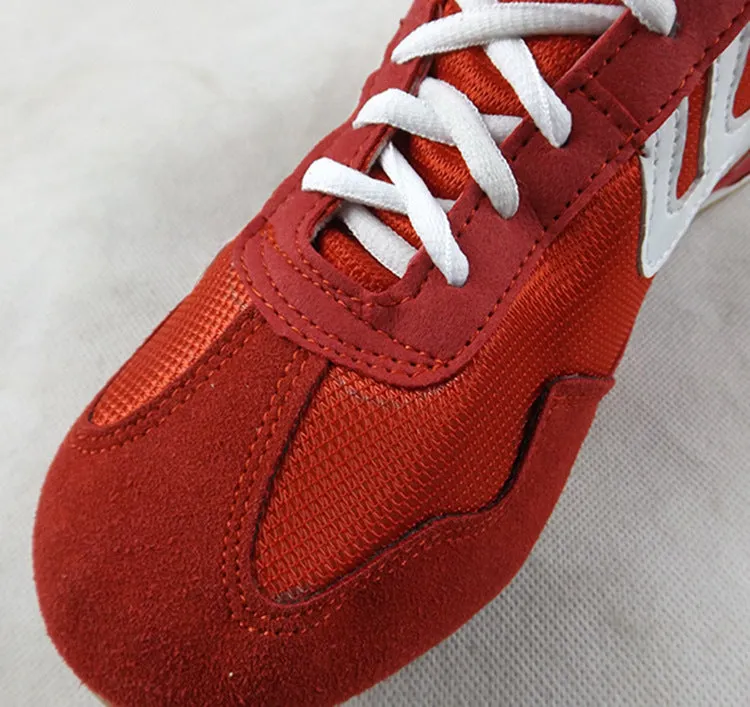 Men's Boxing & Wrestling Shoes | High Quality Boots | Red & Black