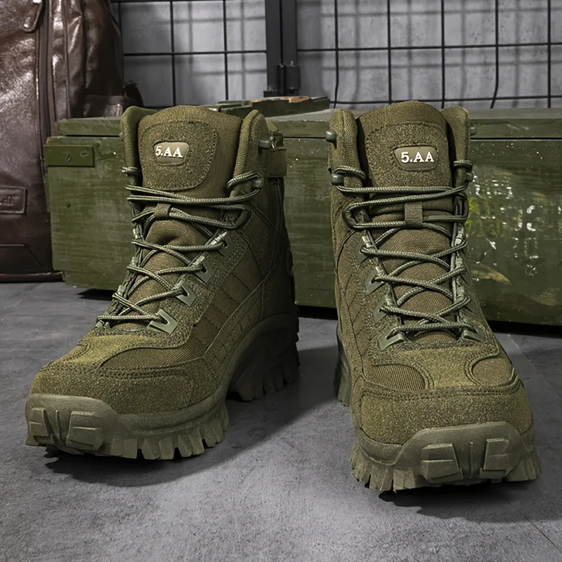 Mens Tactical Boots | Military Footwear | Lace-up Design