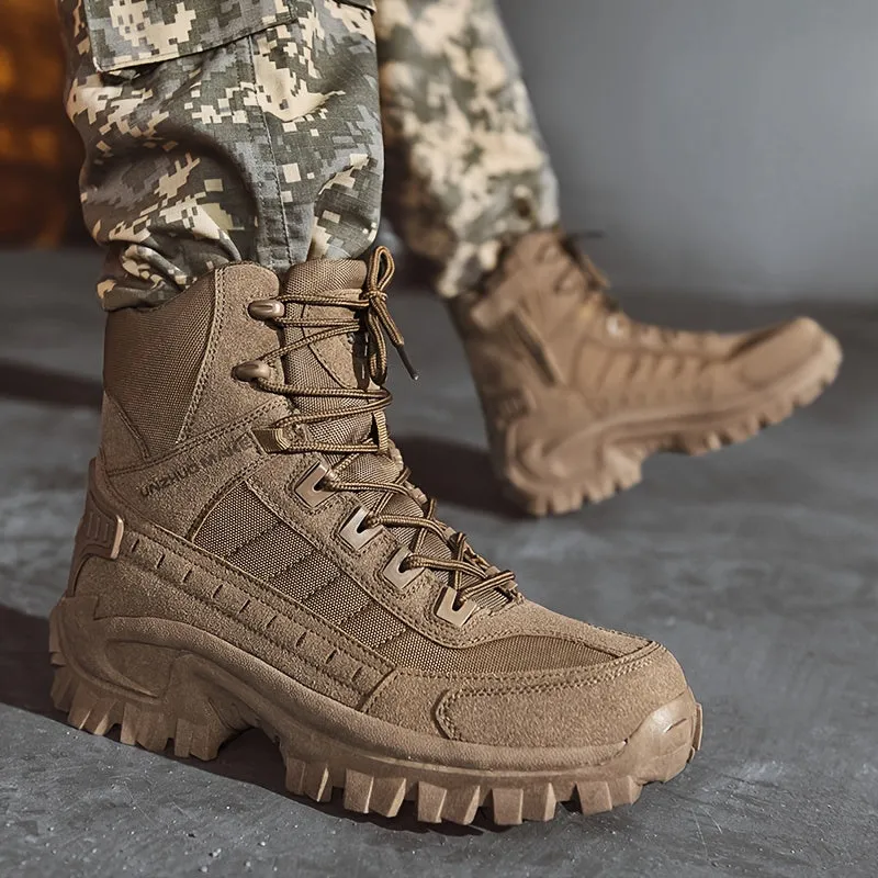 Mens Tactical Boots | Military Footwear | Lace-up Design