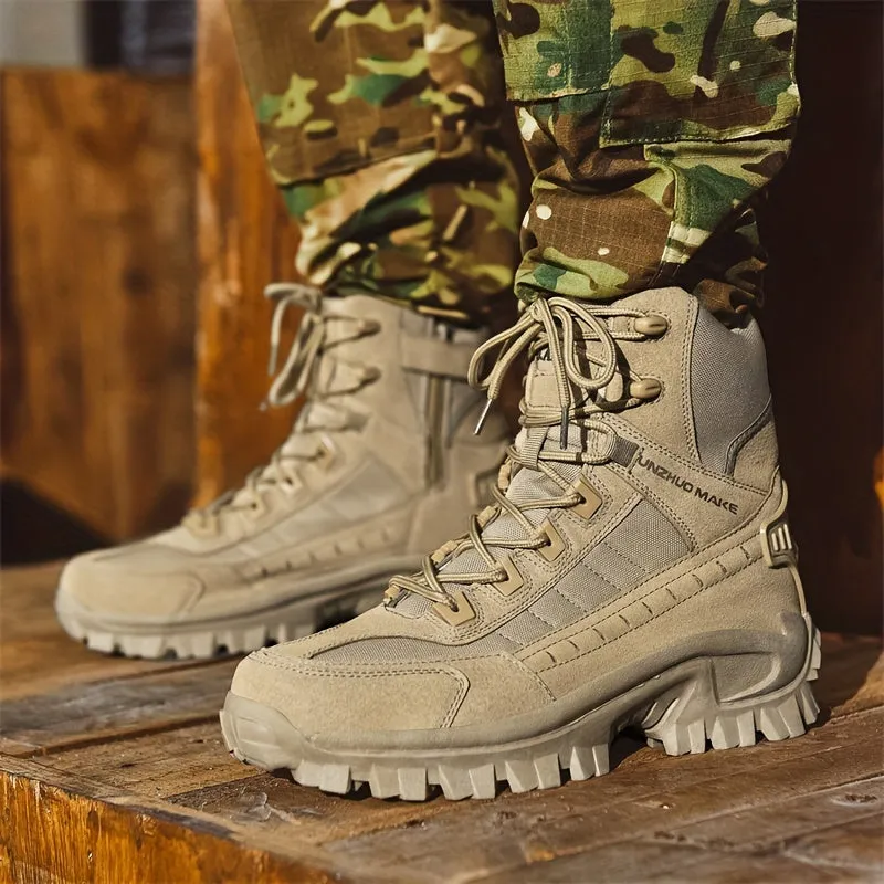 Mens Tactical Boots | Military Footwear | Lace-up Design