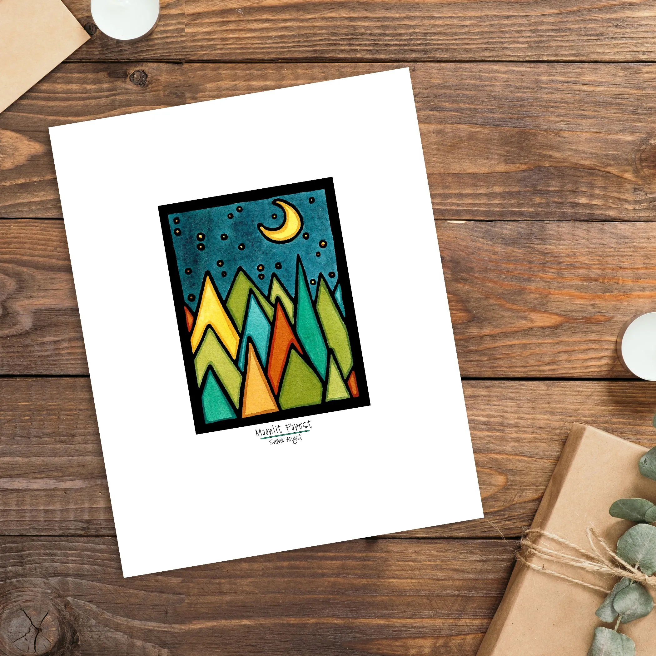 Moonlit Forest - Simple Giclee Print