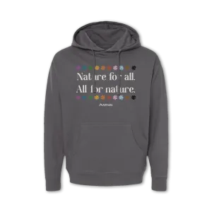 Nature for All Hoodie - Charcoal