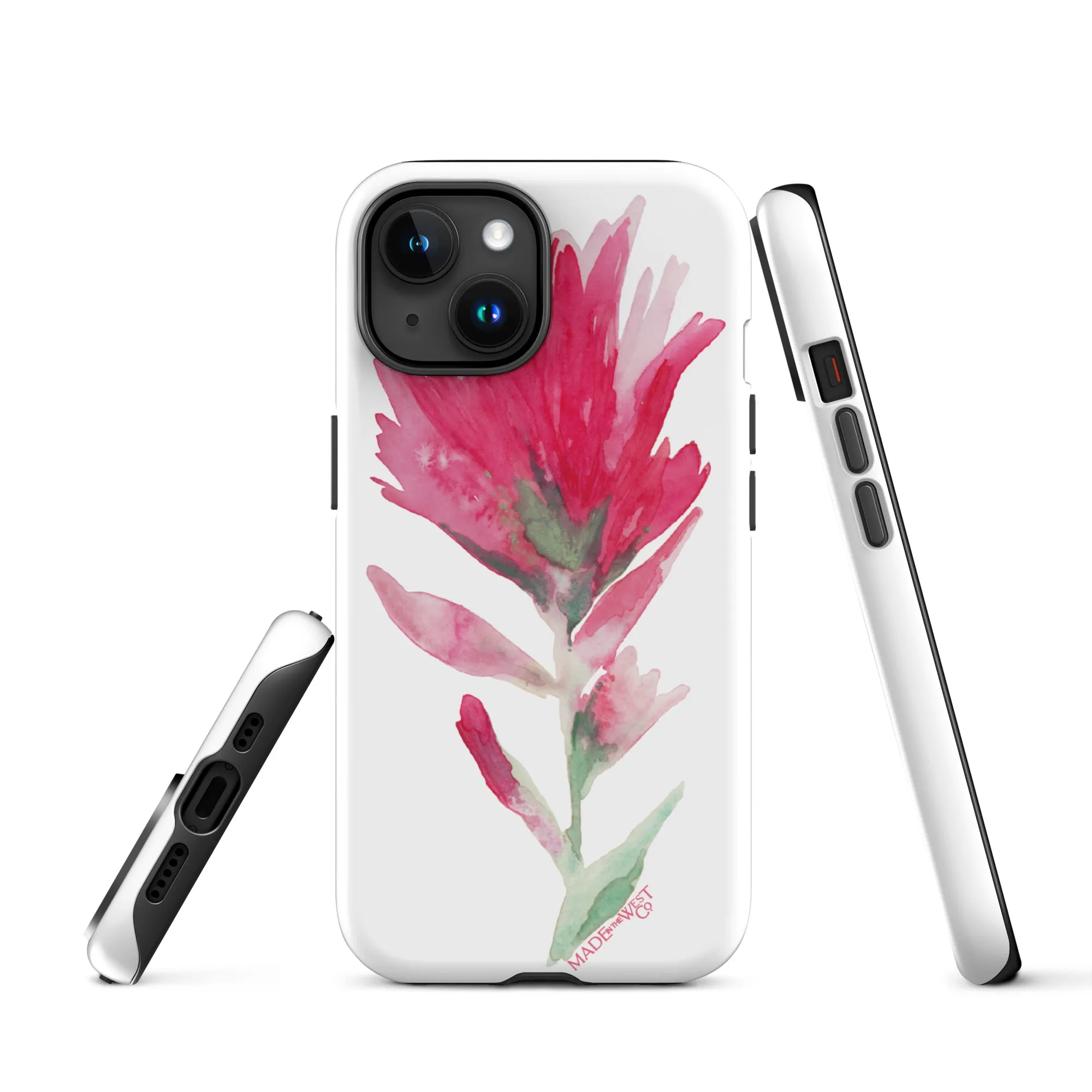 Pink Indian Paintbrush Tough Case for iPhone®