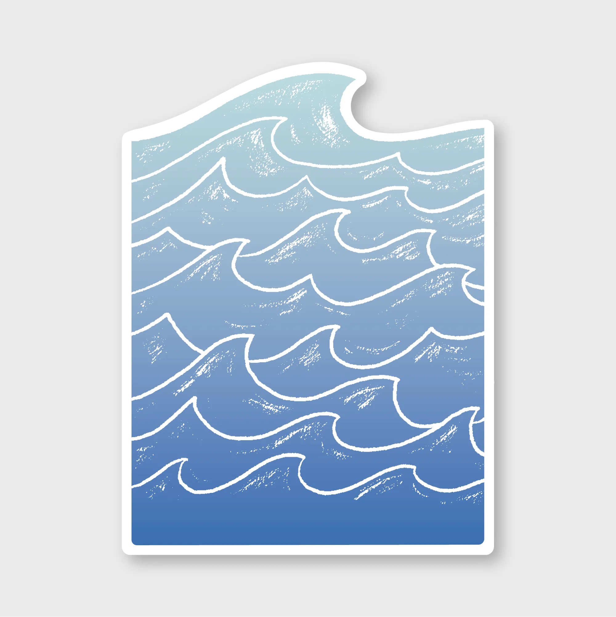 Raging Waves Sticker