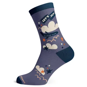 Travel Lets Fly Socks