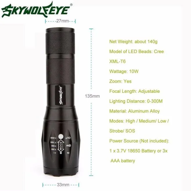 ULTRA BRIGHT -MINI LED TACTICAL FLASHLIGHT