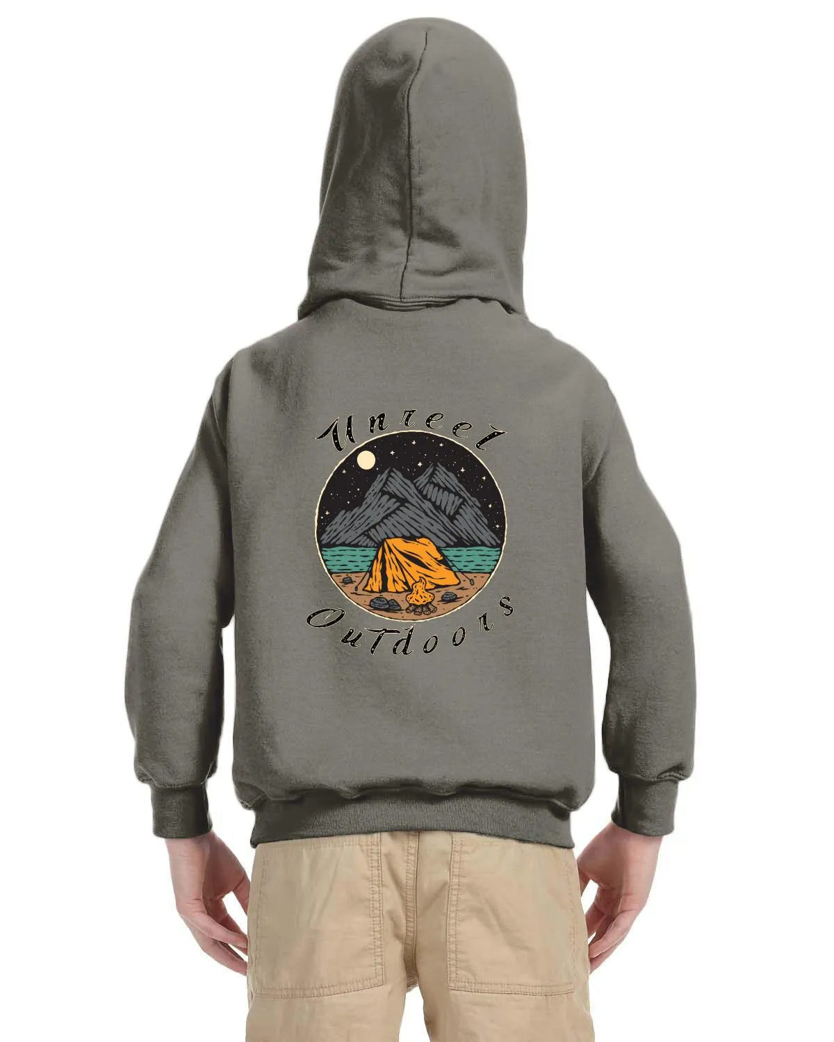 Unreel outdoors adventure awaits hoodie