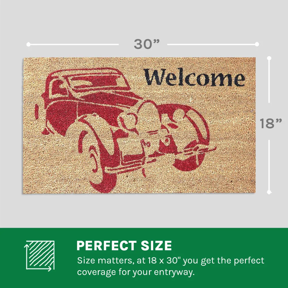 Vintage Car Welcome Mat