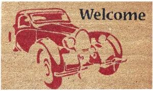 Vintage Car Welcome Mat