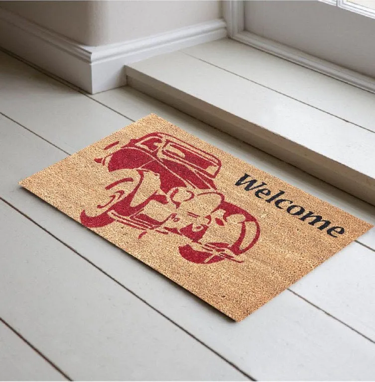 Vintage Car Welcome Mat
