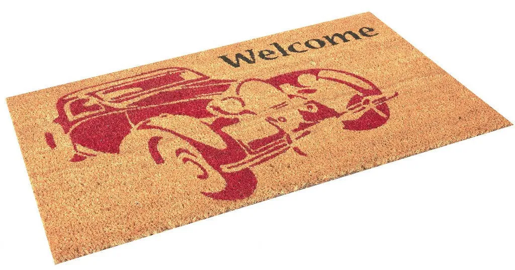 Vintage Car Welcome Mat