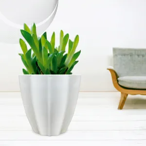 White Plastic Pot 10 Inch