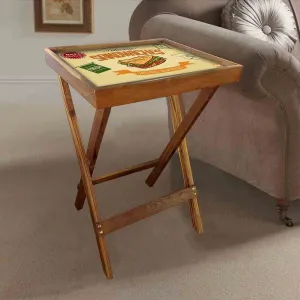Wooden Folding Long Table for Serving Snacks Tables - Sandwiches